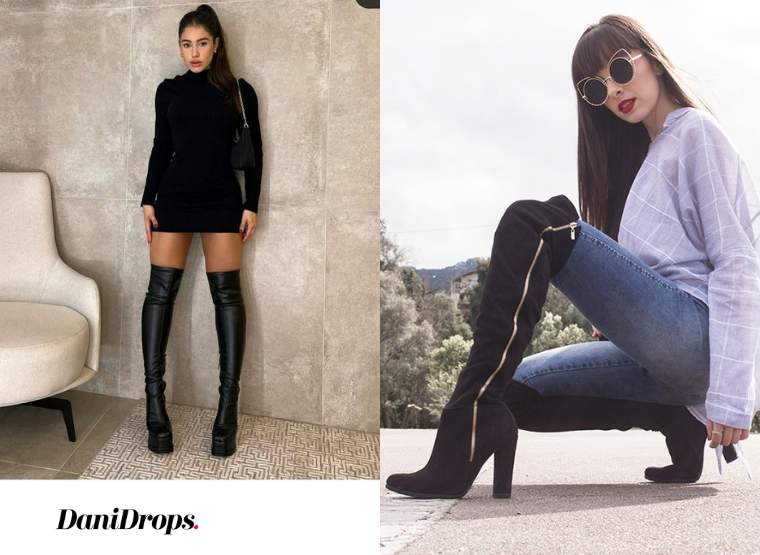 Look Bota Over The Knee Feminino