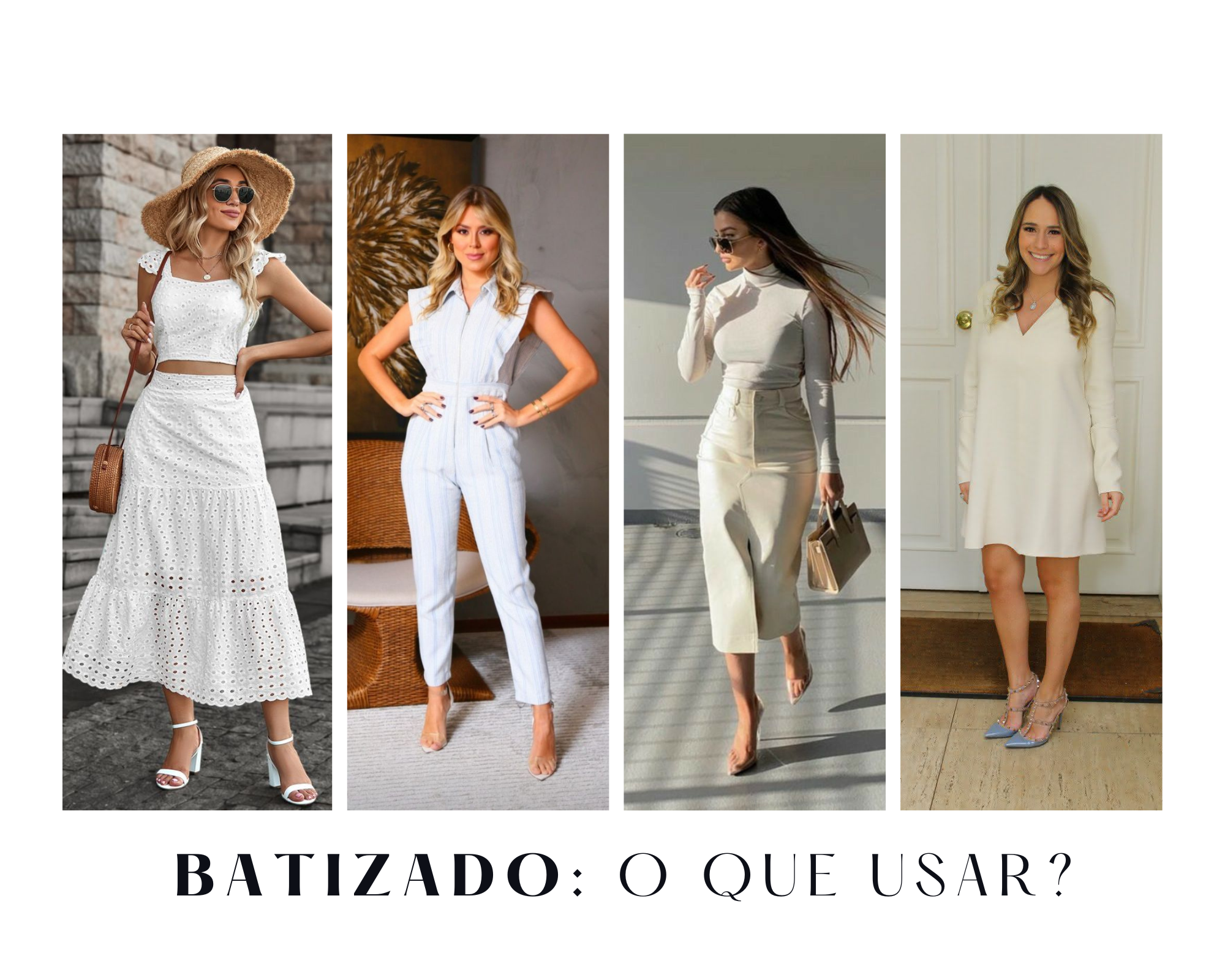 Look Batizado Feminino