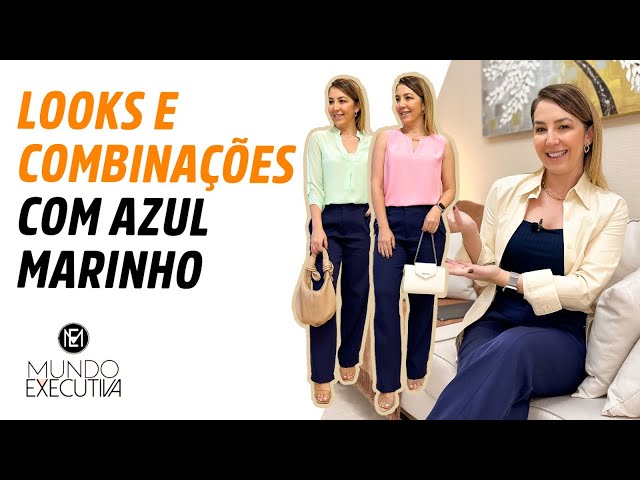 Look Azul Marinho Feminino