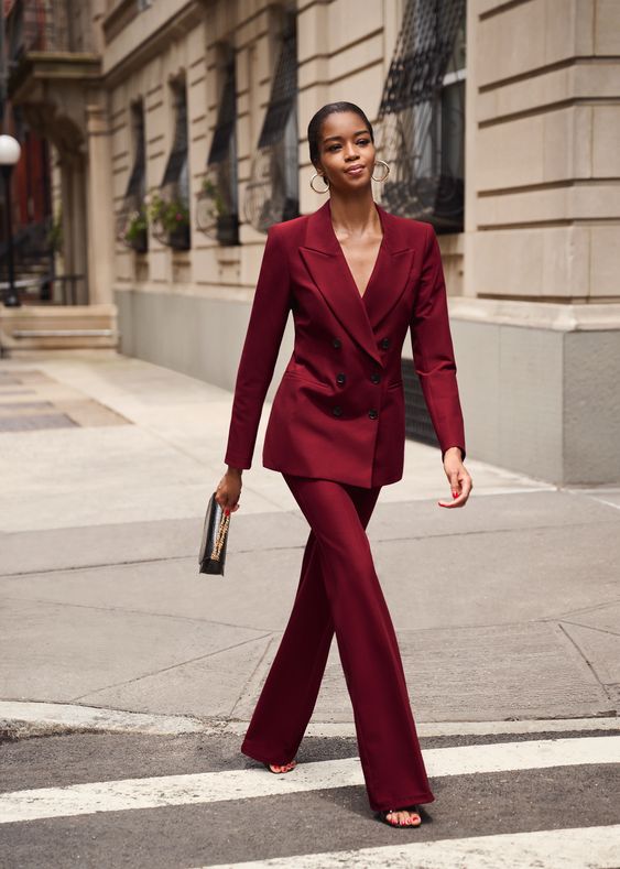 Look Blazer Vermelho Feminino