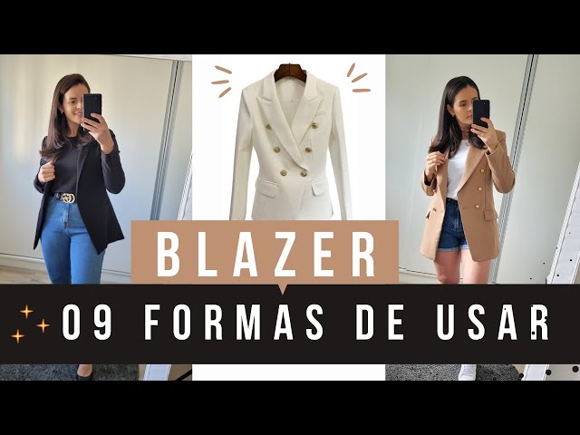 Look Blazer Branco Feminino