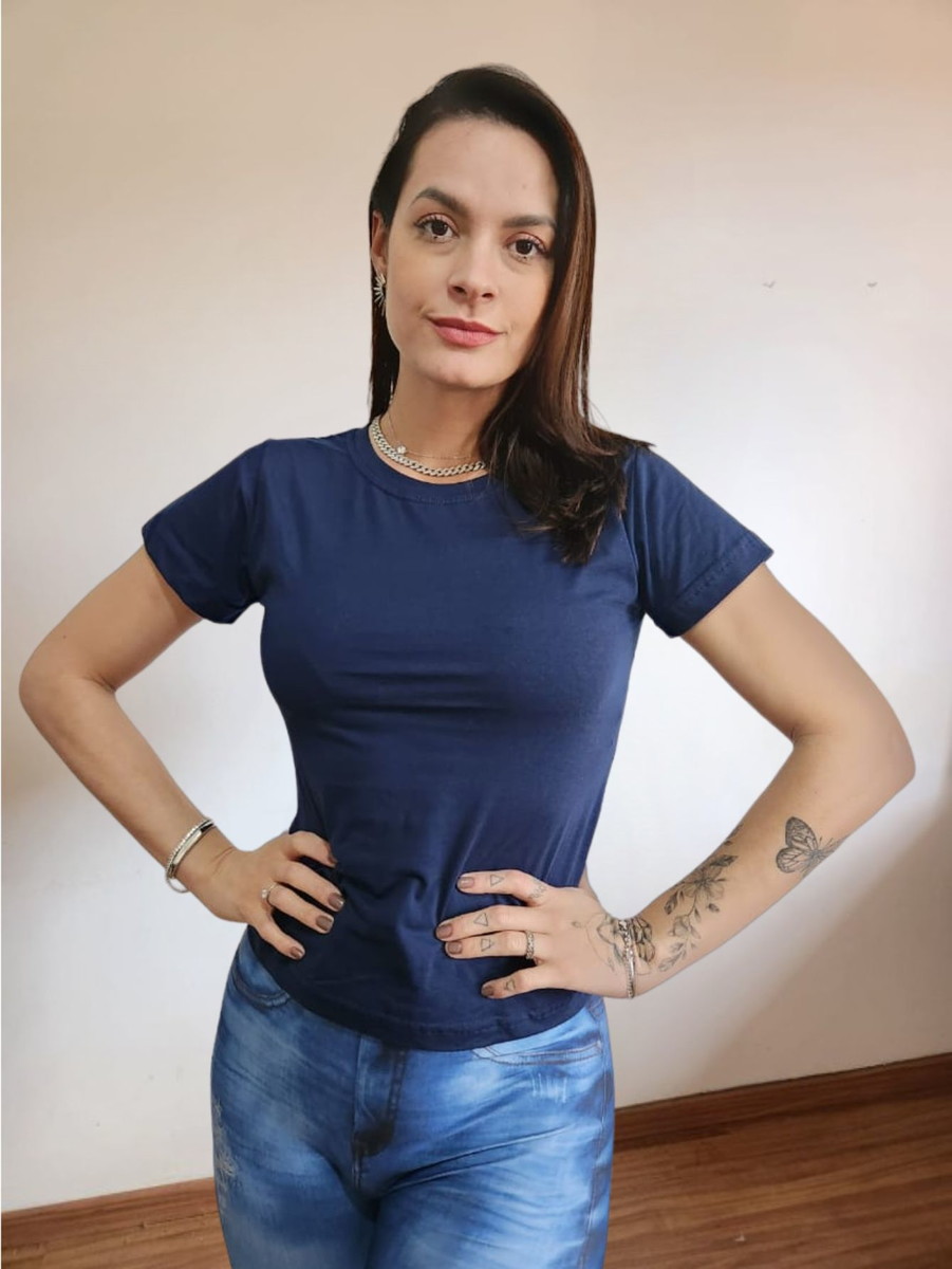 Look Azul Marinho Feminino