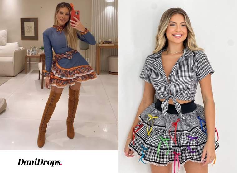 Look Caipira Moderna Feminino