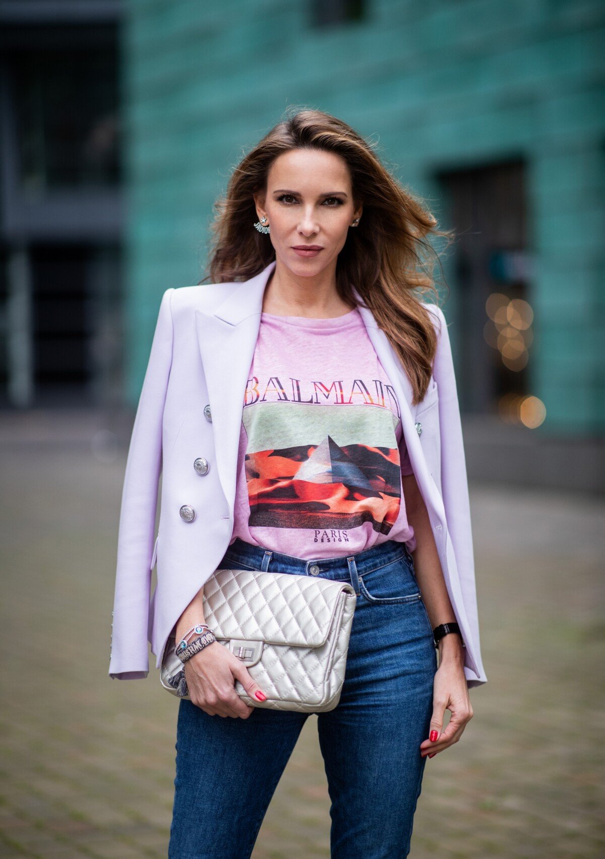 Look Blazer Branco Feminino