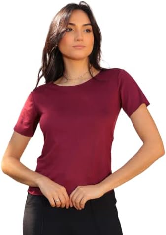 Look Blusa Vinho Feminino