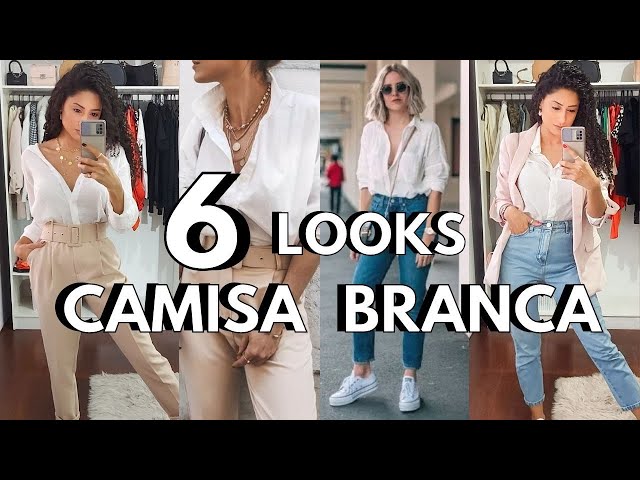 Look Camiseta Branca Feminino