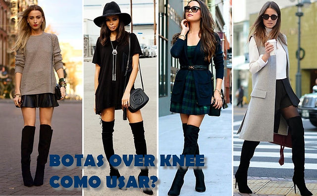 Look Bota Over The Knee Feminino