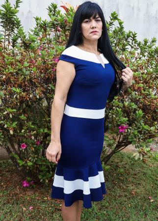 Look Azul Marinho Feminino