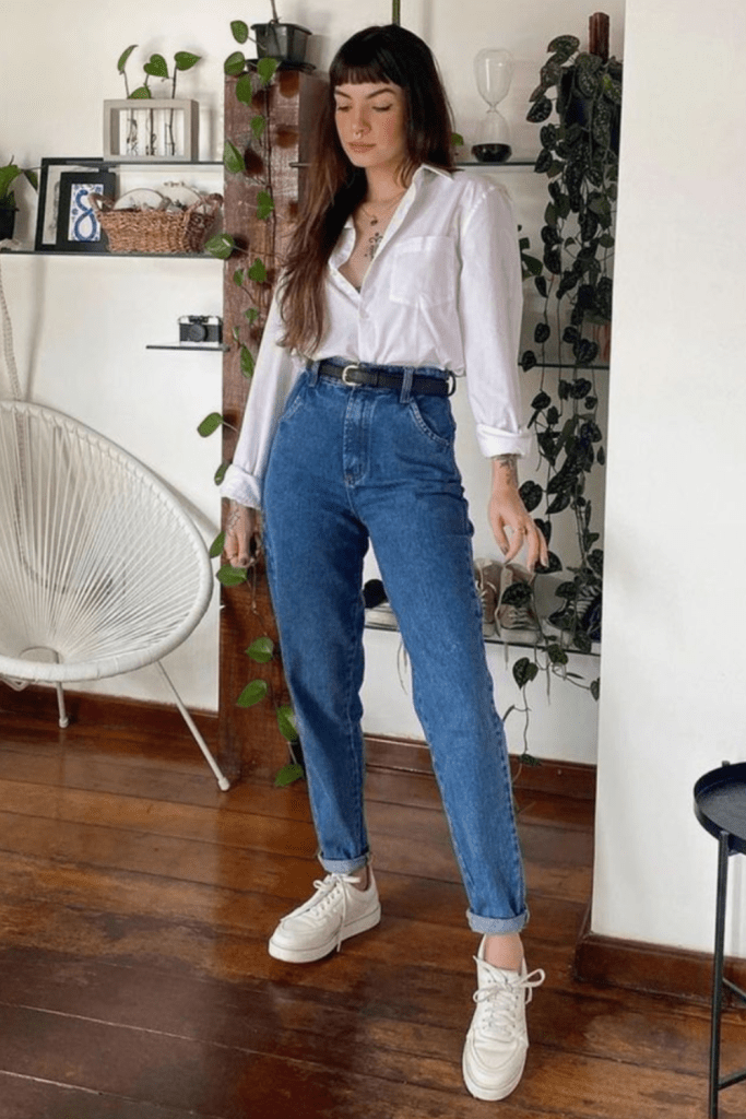 Look Calça Jeans E Camiseta Feminino