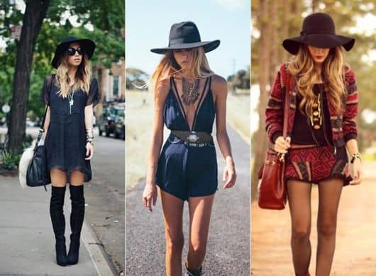 Look Chapeu Feminino