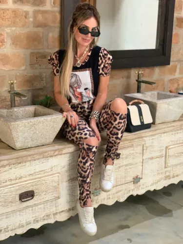 Look Animal Print Feminino