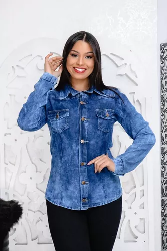 Look Camiseta Jeans Feminino