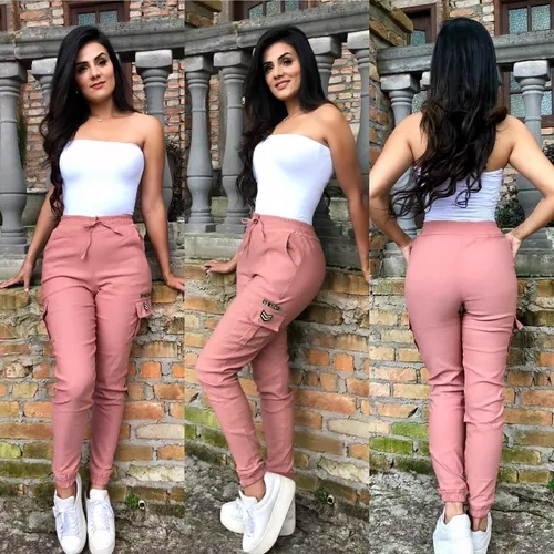 Look Calça Jogger Feminino