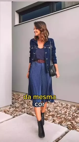 Look Camila Coelho Saia Midi Feminino