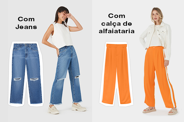 Look Calça Jeans E Camiseta Feminino