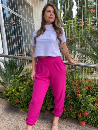 Look Calça Jogger Feminino