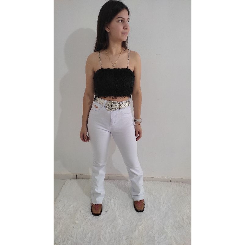 Look Calça Branca Feminino