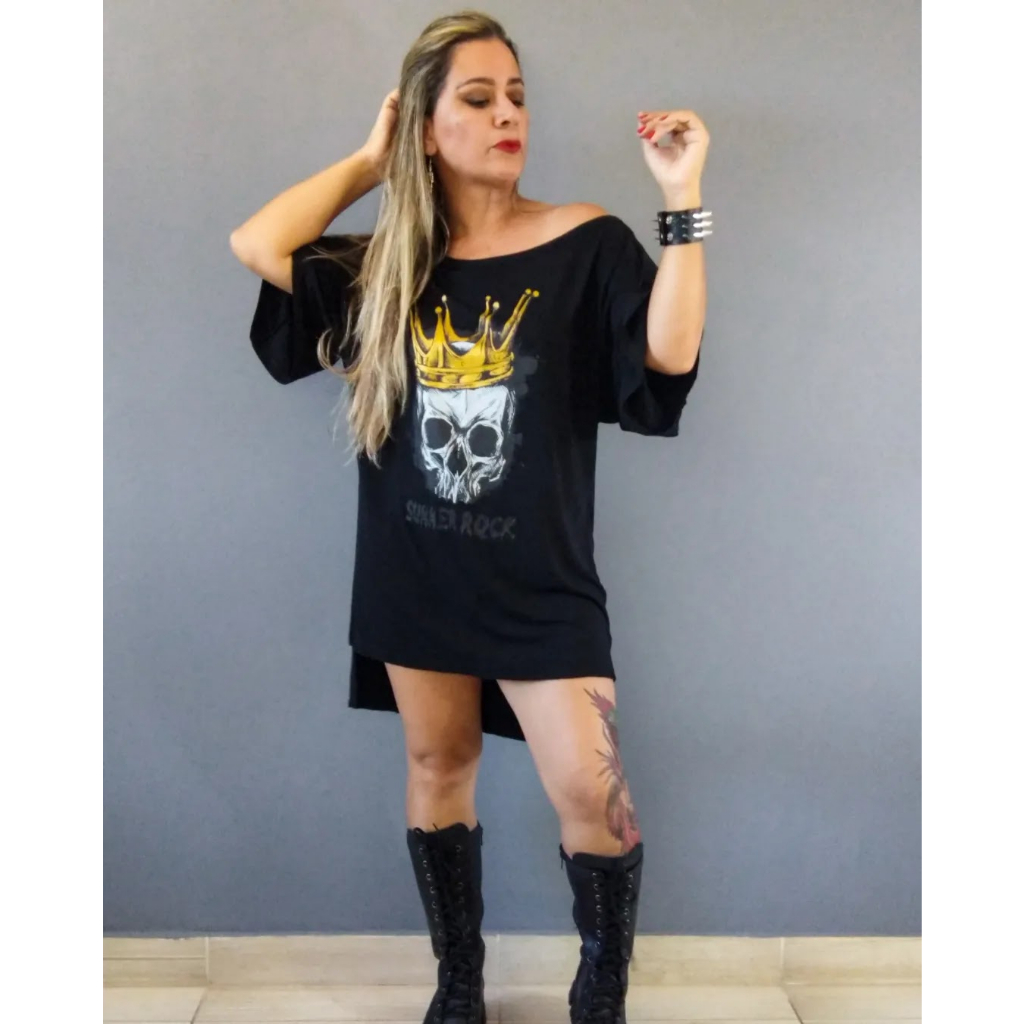 Look Balada Rock Feminino