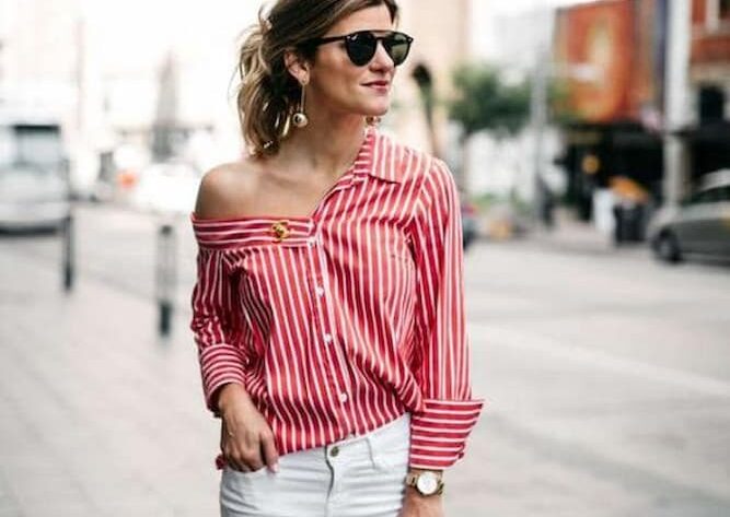 Look Camisa Vermelha Feminino