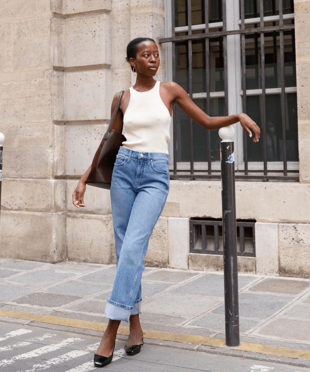 Look Calça Jeans E Camiseta Feminino