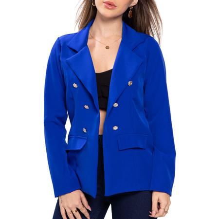 Look Blazer Azul Feminino