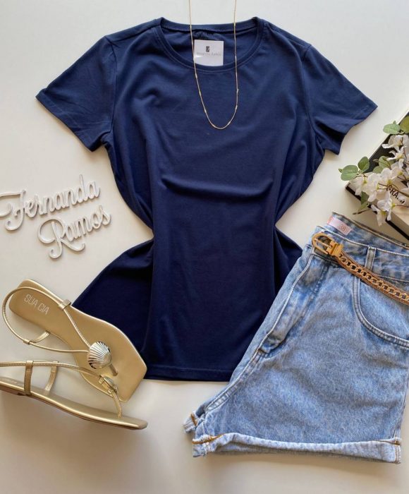 Look Azul Marinho Feminino