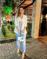 Look Azul Feminino