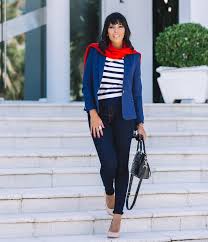 Look Blazer Azul Feminino