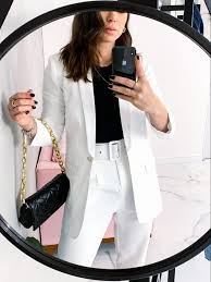 Look Blazer Branco Feminino