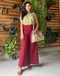 Look Blusa Vinho Feminino