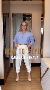 Look Camiseta Listrada Feminino