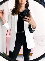 Look Blazer Branco Feminino