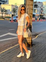 Look Bolsa Branca Feminino