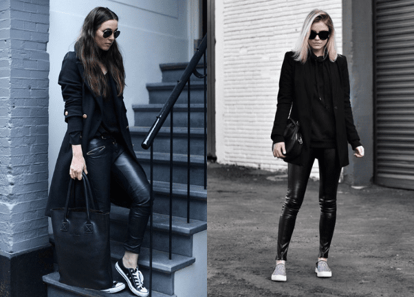 Look All Black Feminino