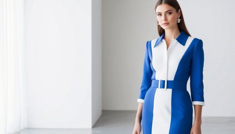 Look Azul E Branco