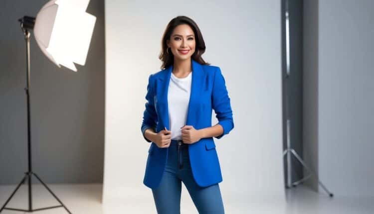 Look Blazer Azul