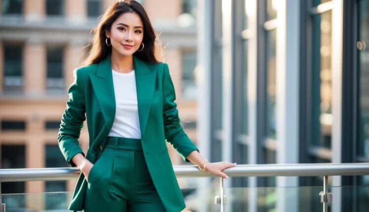 Look Blazer Verde