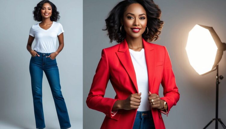Look Blazer Vermelho