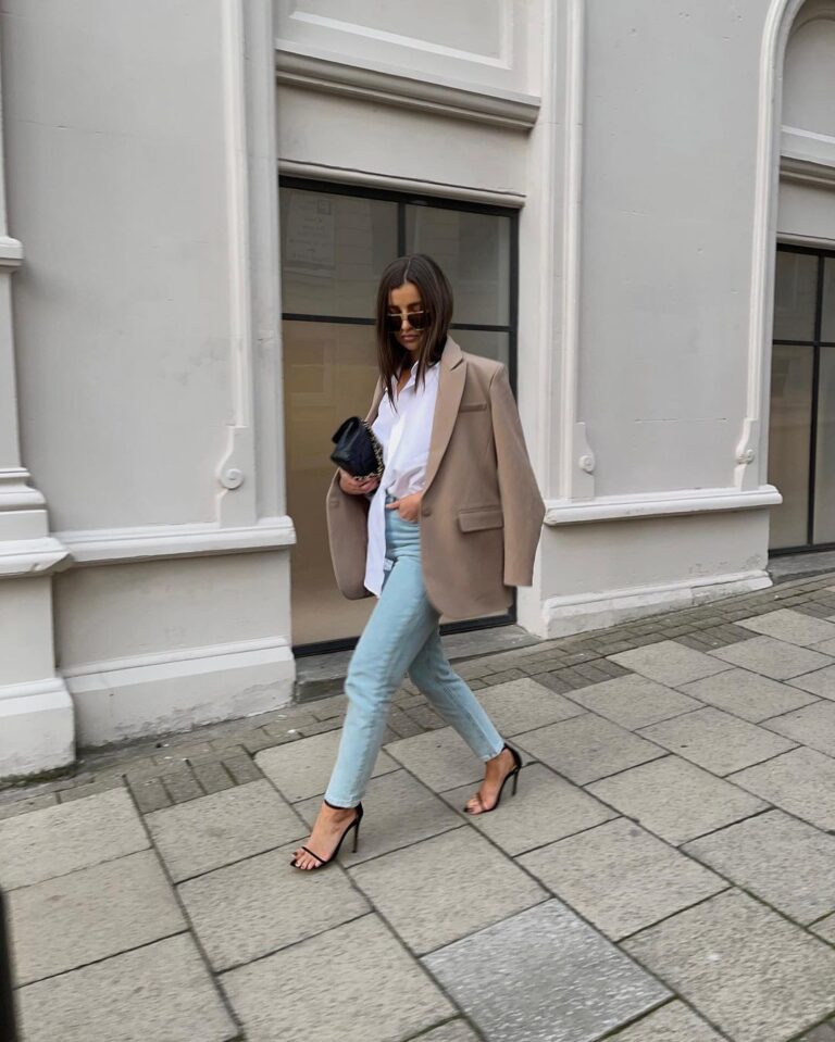 Look Blazer Branco Feminino