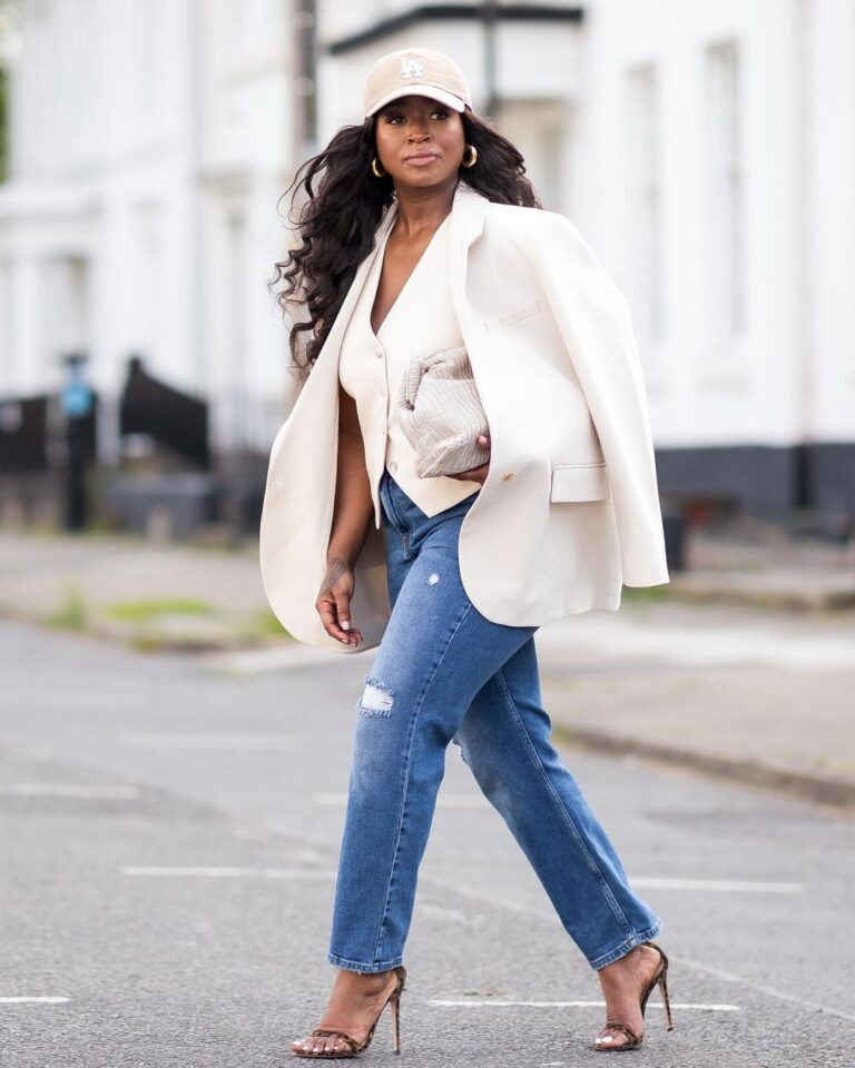 Look Blazer Branco Feminino