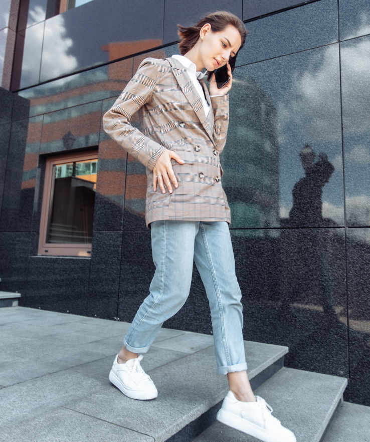 Look Blazer Branco Feminino