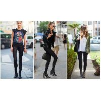 Look Bota Cinza Feminino