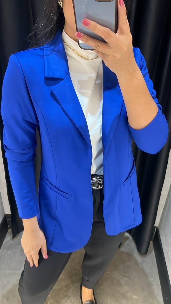 Look Blazer Azul Feminino