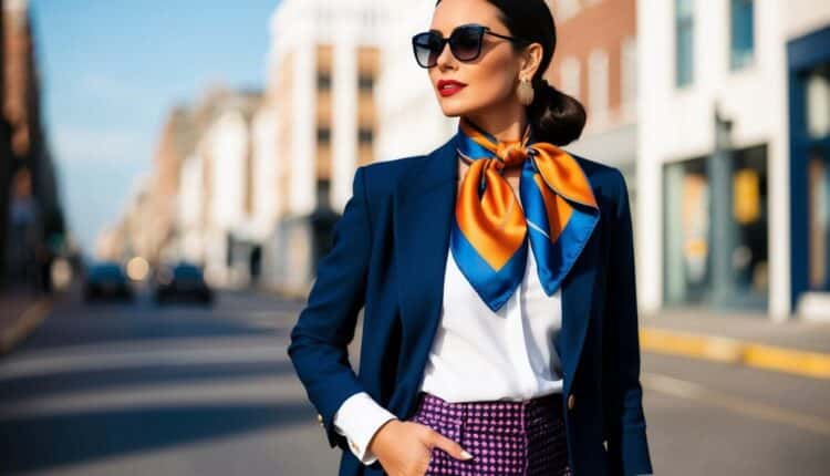 Look Com Lenço
