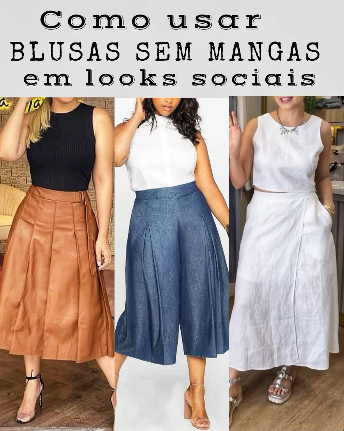 Look Com Regata Feminino