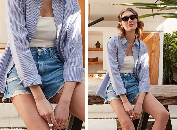 Ideias de Look Com Short Jeans Rasgado Feminino