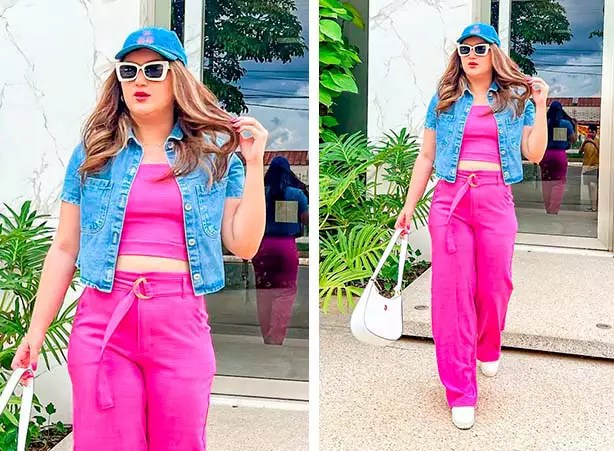 Look Com Rosa Feminino