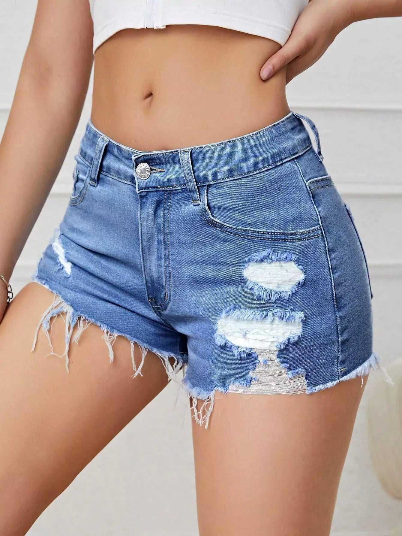 Ideias de Look Com Short Jeans Rasgado Feminino