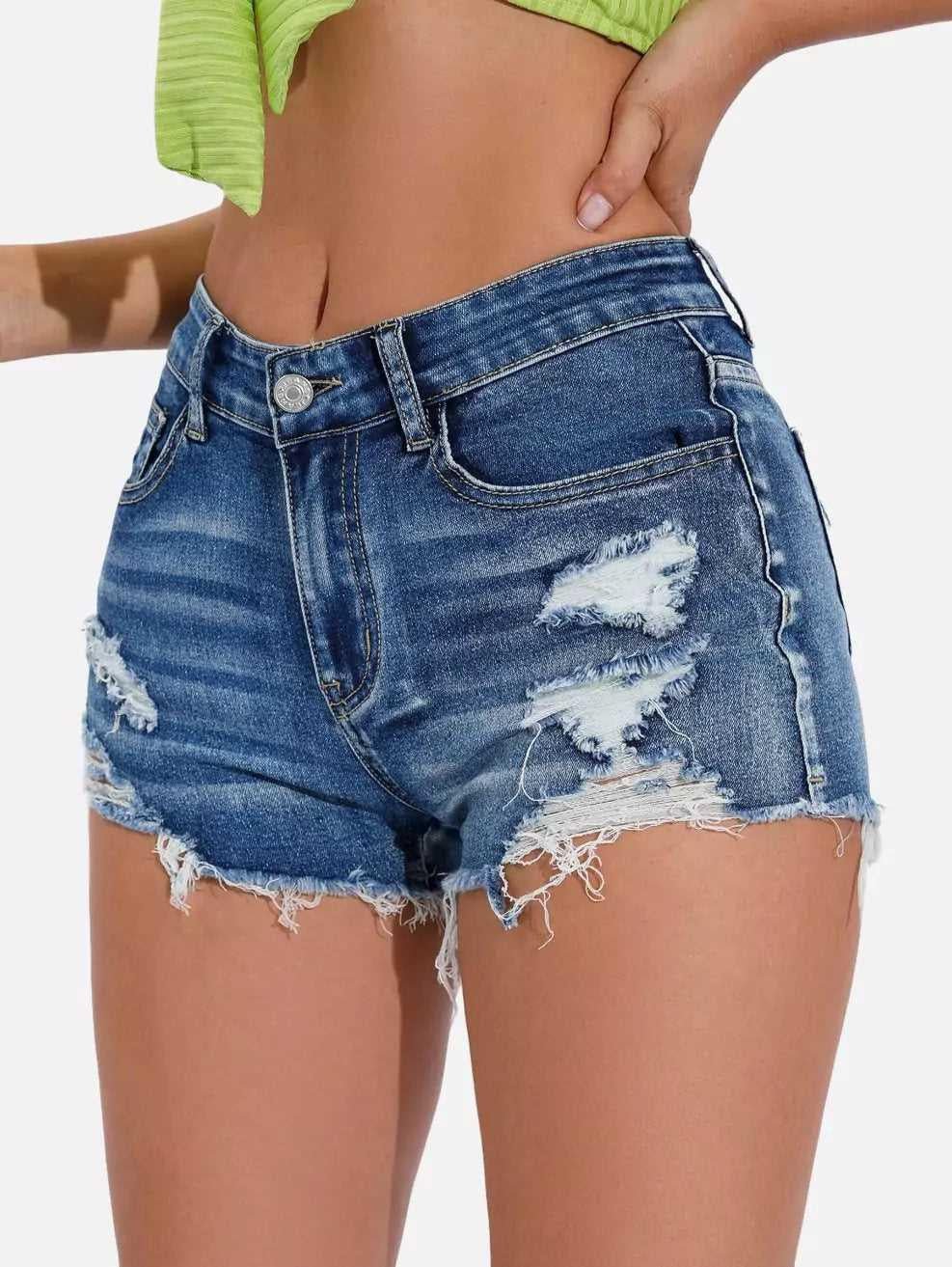 Ideias de Look Com Short Jeans Rasgado Feminino