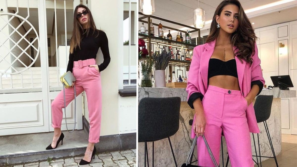 Ideias de Look Com Saia Rosa Feminino